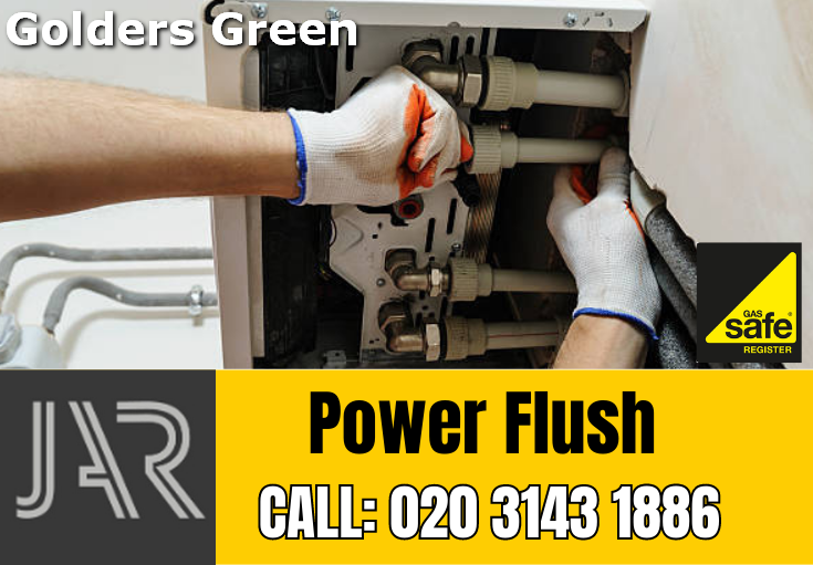 power flush Golders Green